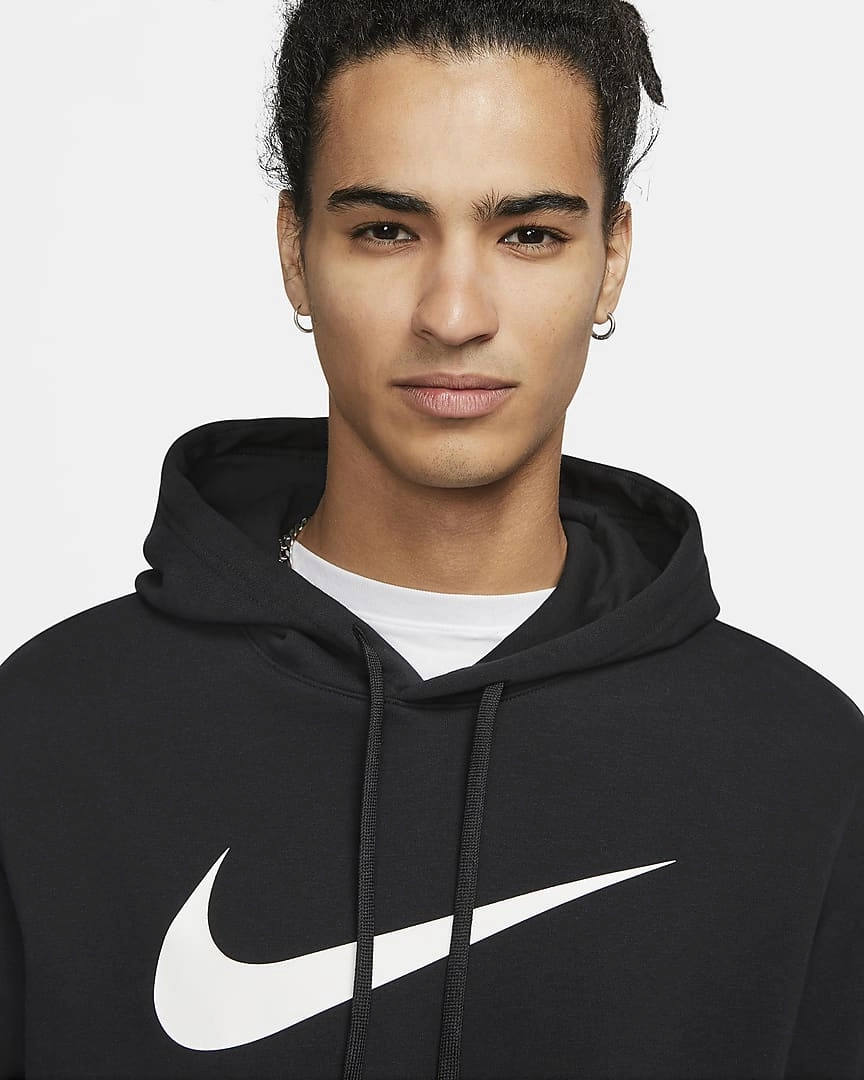 Sweat à capuche Nike Sportswear Repeat - Noir/Blanc/Rose