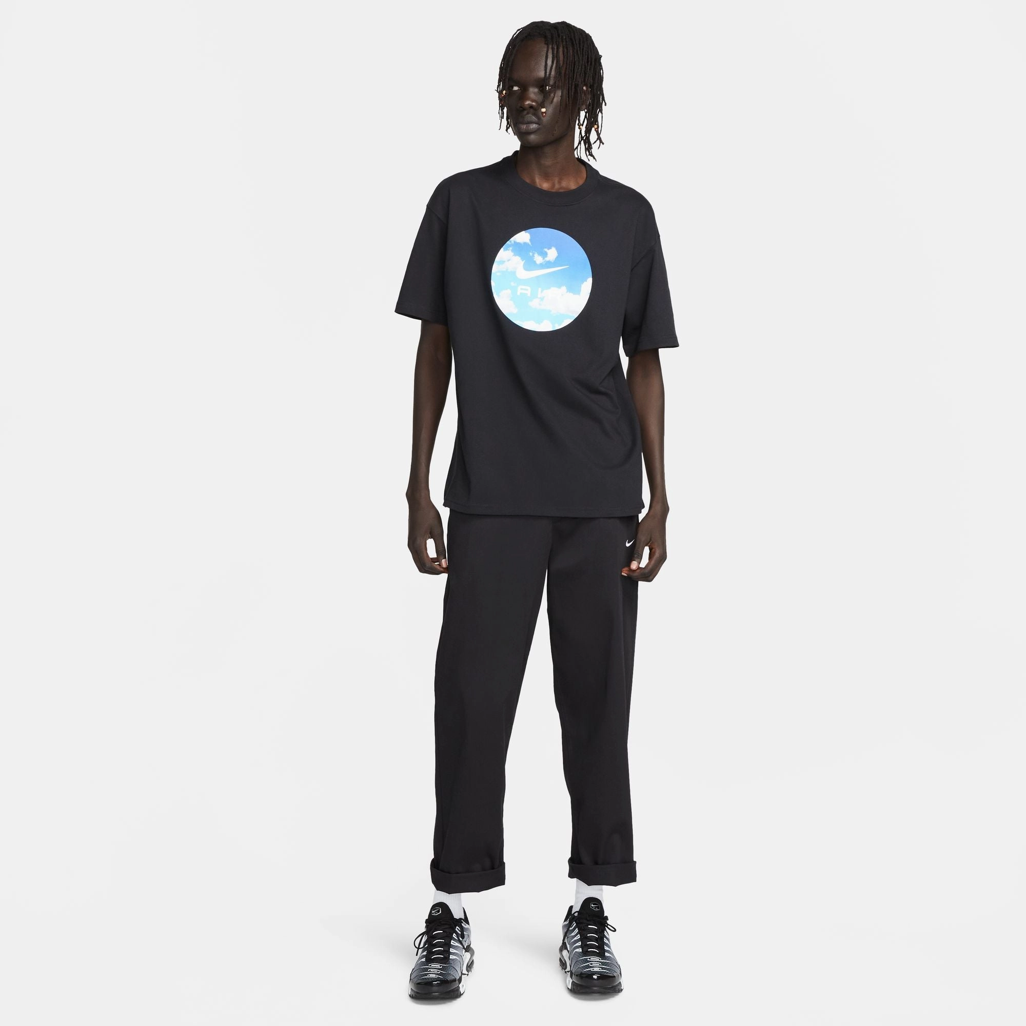 T-shirt Nike Air - Noir/Bleu
