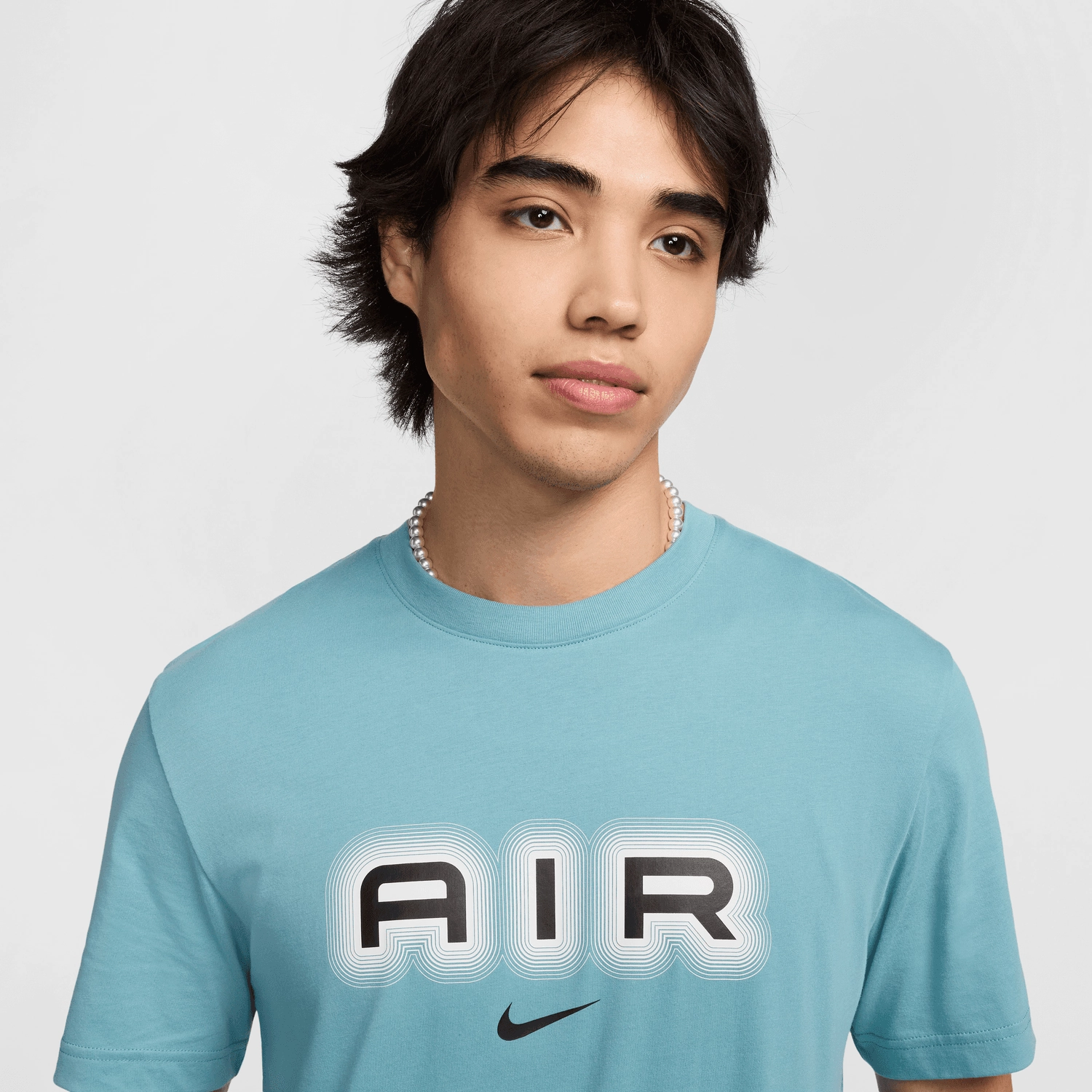 T-Shirt Nike Air Graphic - Bleu/Blanc