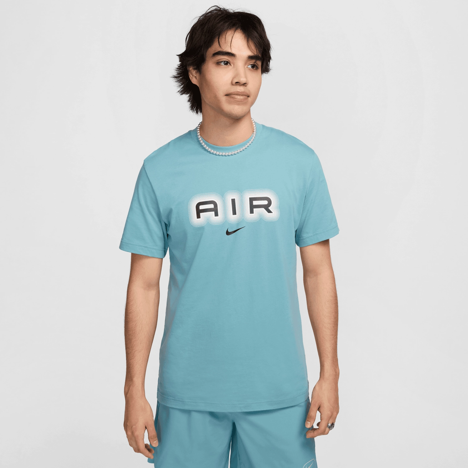 T-Shirt Nike Air Graphic - Bleu/Blanc