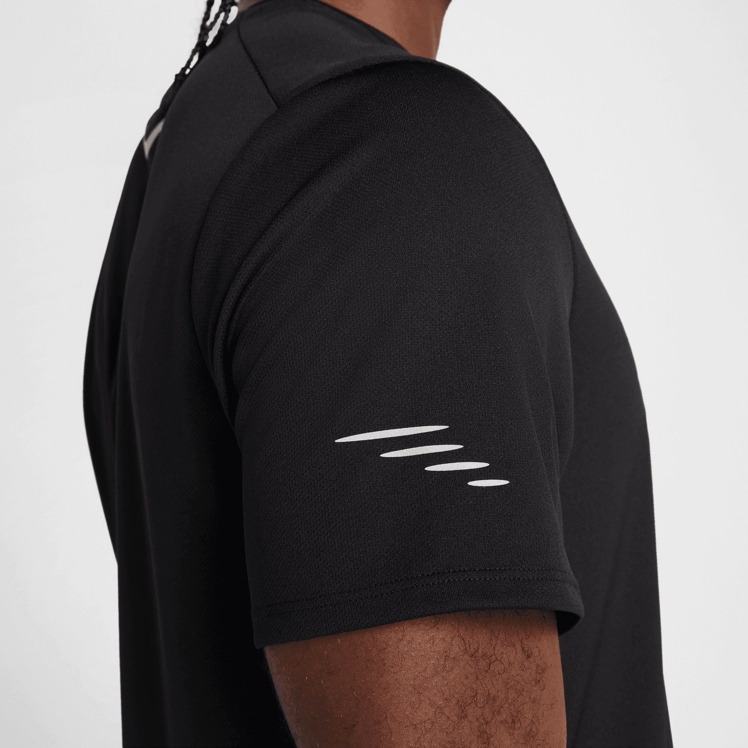 T-shirt Nike Miler - Noir/Blanc