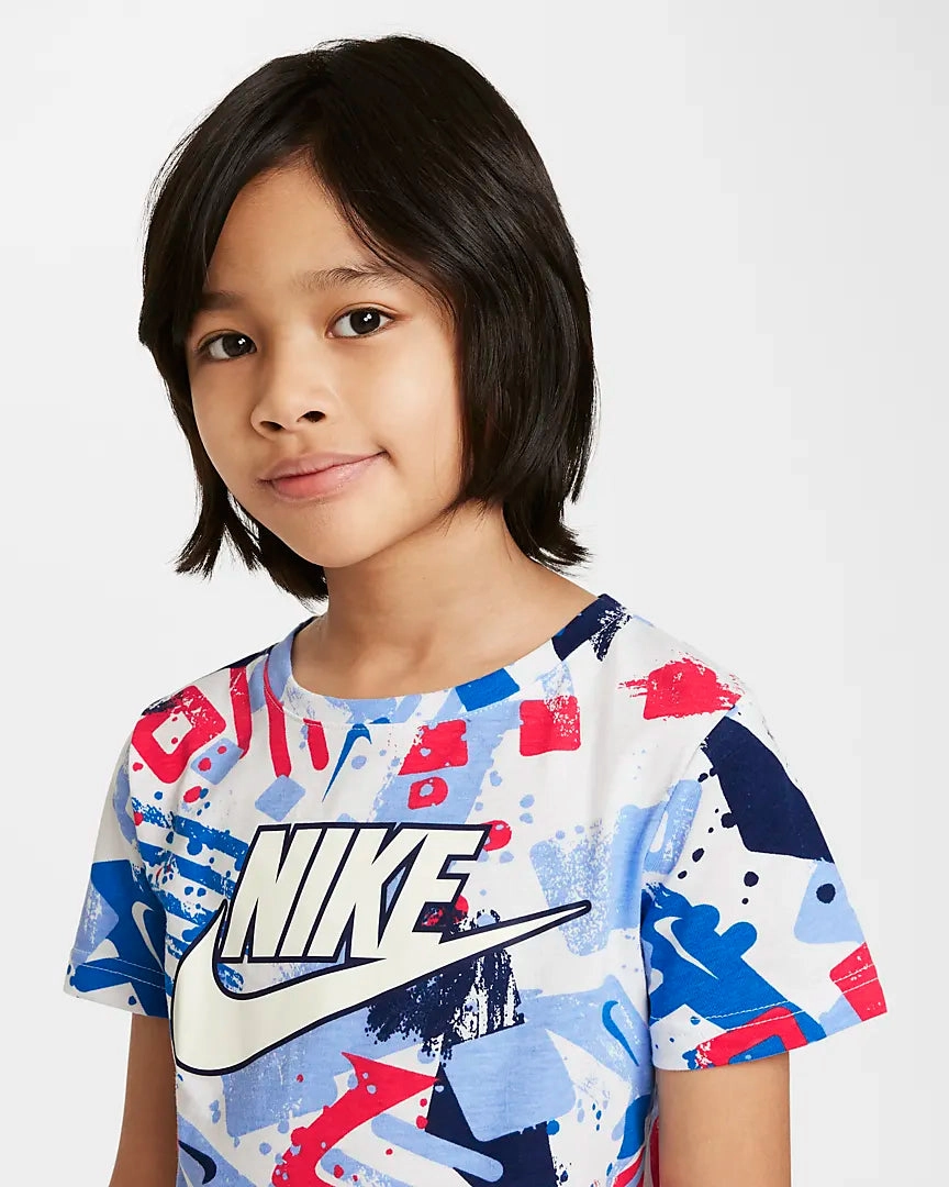 T-Shirt Nike Thrill Seeker Enfant - Bleu/Blanc/Rouge