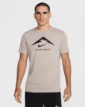 T-shirt Nike Trail - Beige/Noir