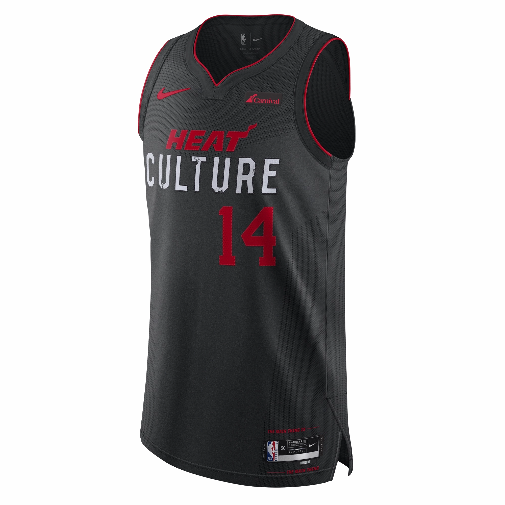Tyler Herro Nike HEAT Culture Authentic Jersey