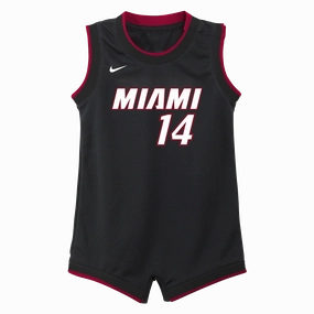 Tyler Herro Nike Icon Black Infant Onesie Jersey
