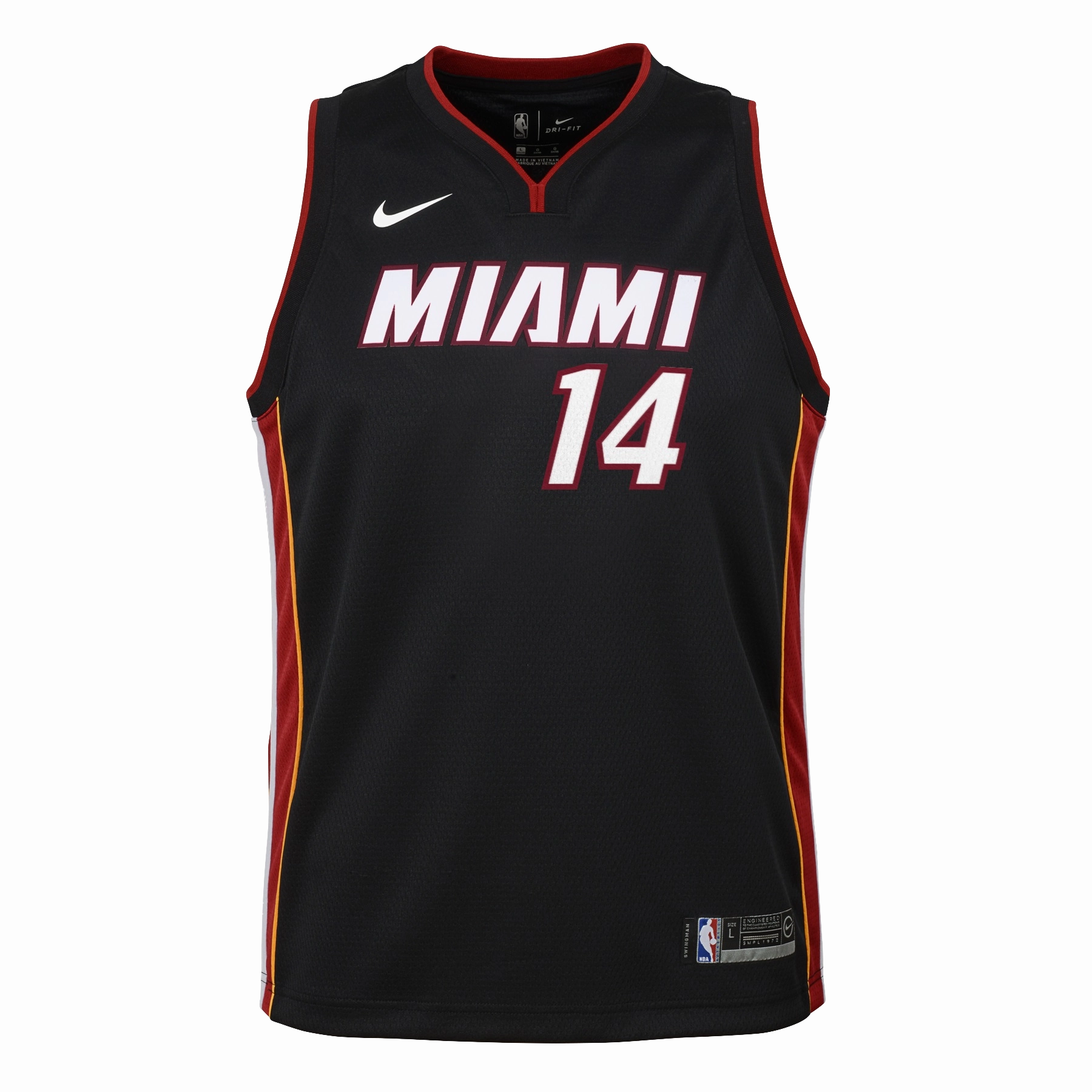 Tyler Herro Nike Toddler Icon Black Replica Jersey