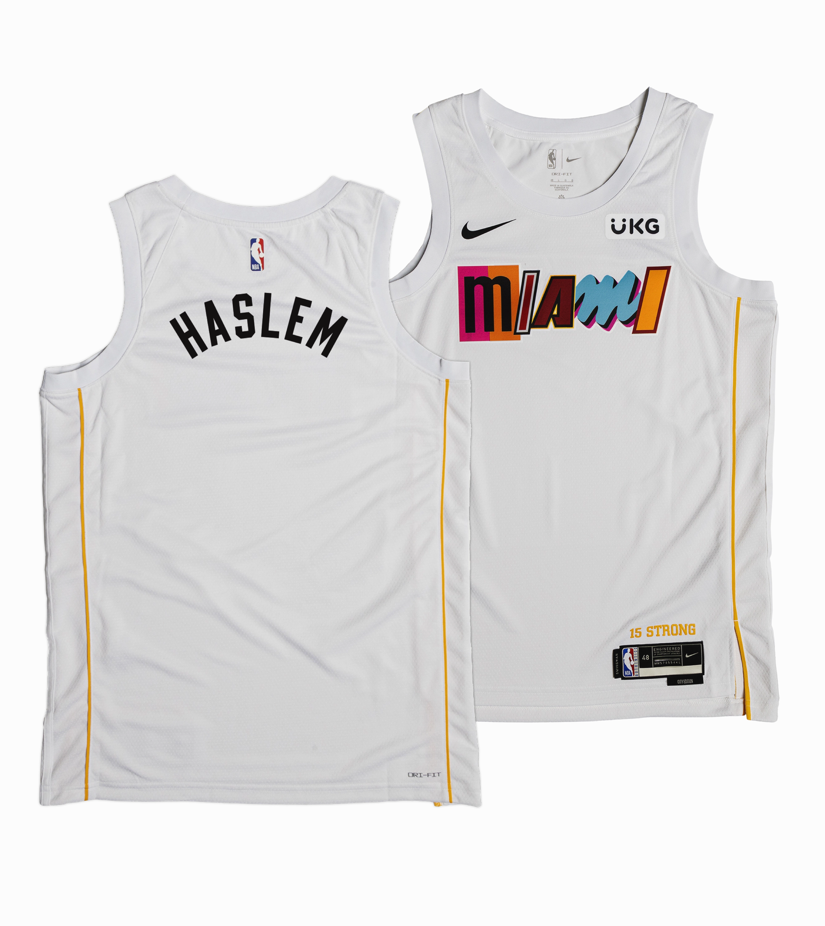 Udonis Haslem Nike Miami Mashup Vol. 2 Youth Swingman Jersey - Custom Number Style
