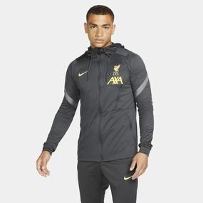 Veste capuche Liverpool Strike 2021/2022 - Gris/Jaune