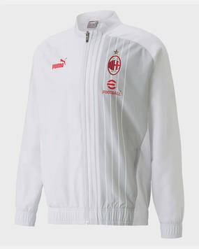 Veste de survêtement Milan AC 2022/2023 - Blanc/Gris/Rouge