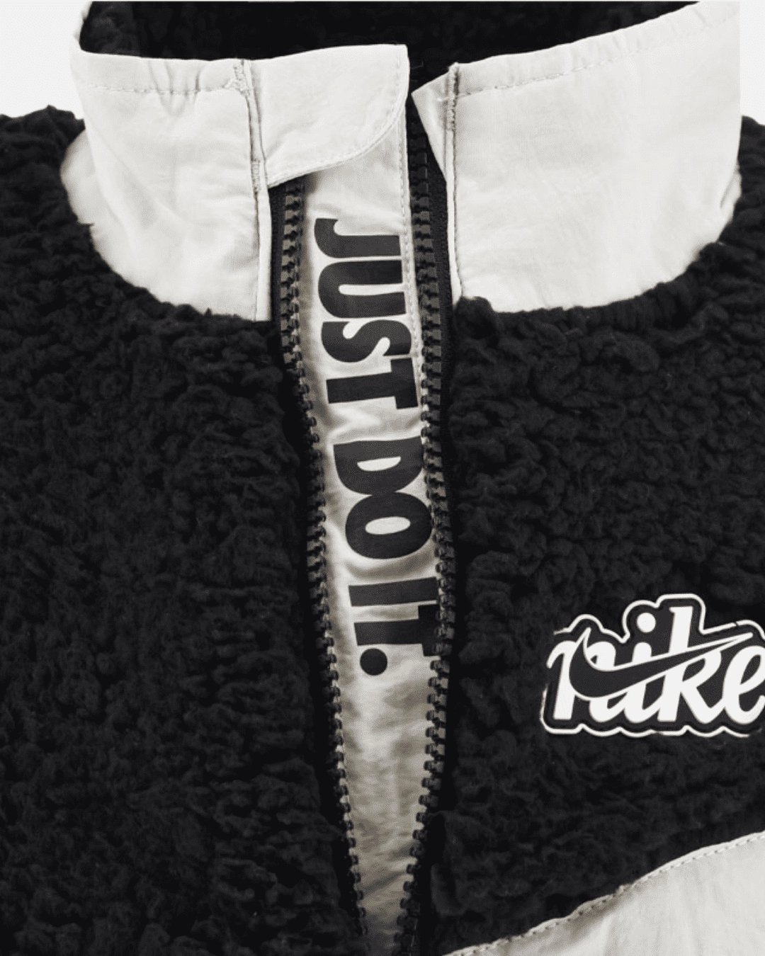 Veste Nike Sherpa Vest Enfant - Noir/Gris