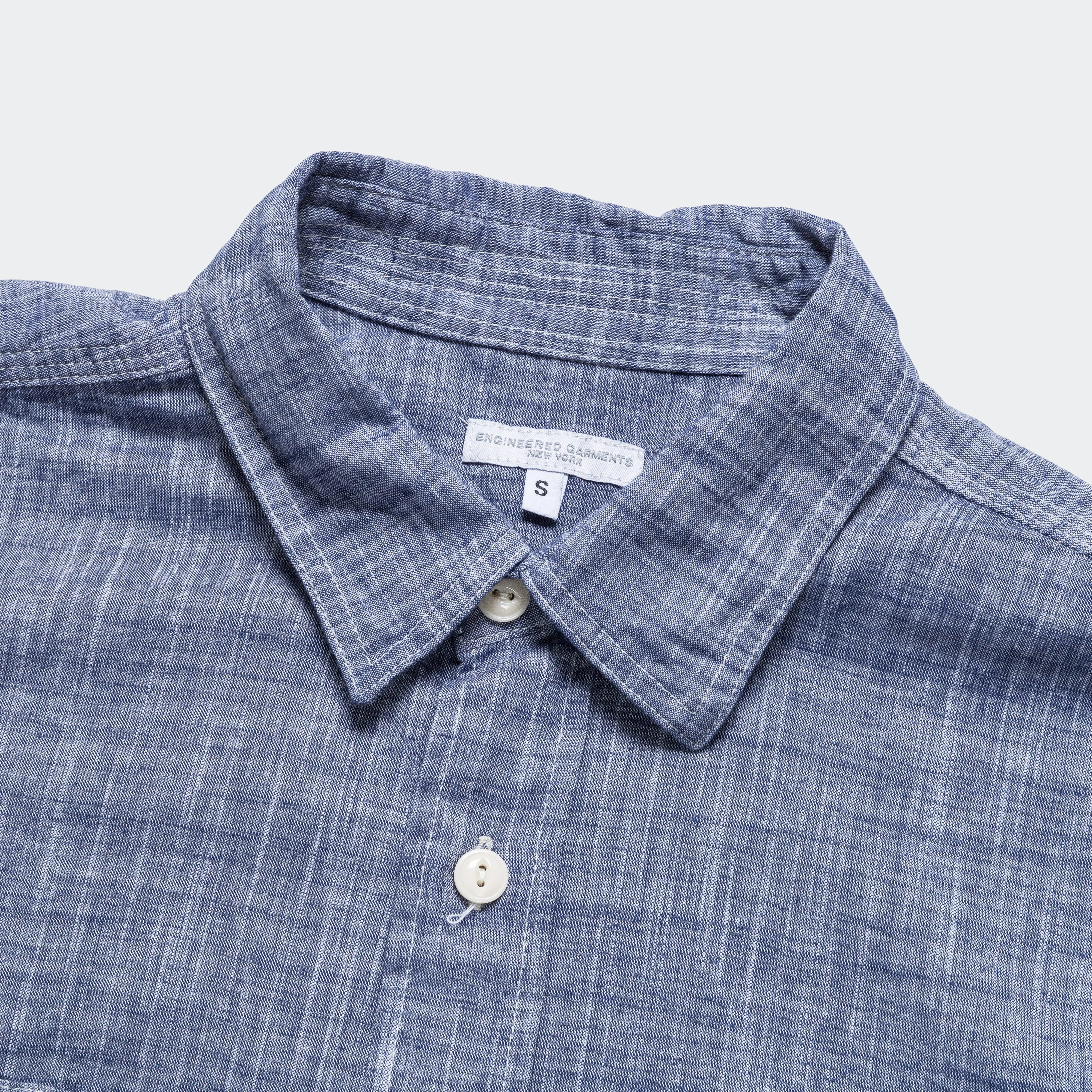 Work Shirt - Navy Cotton Slab