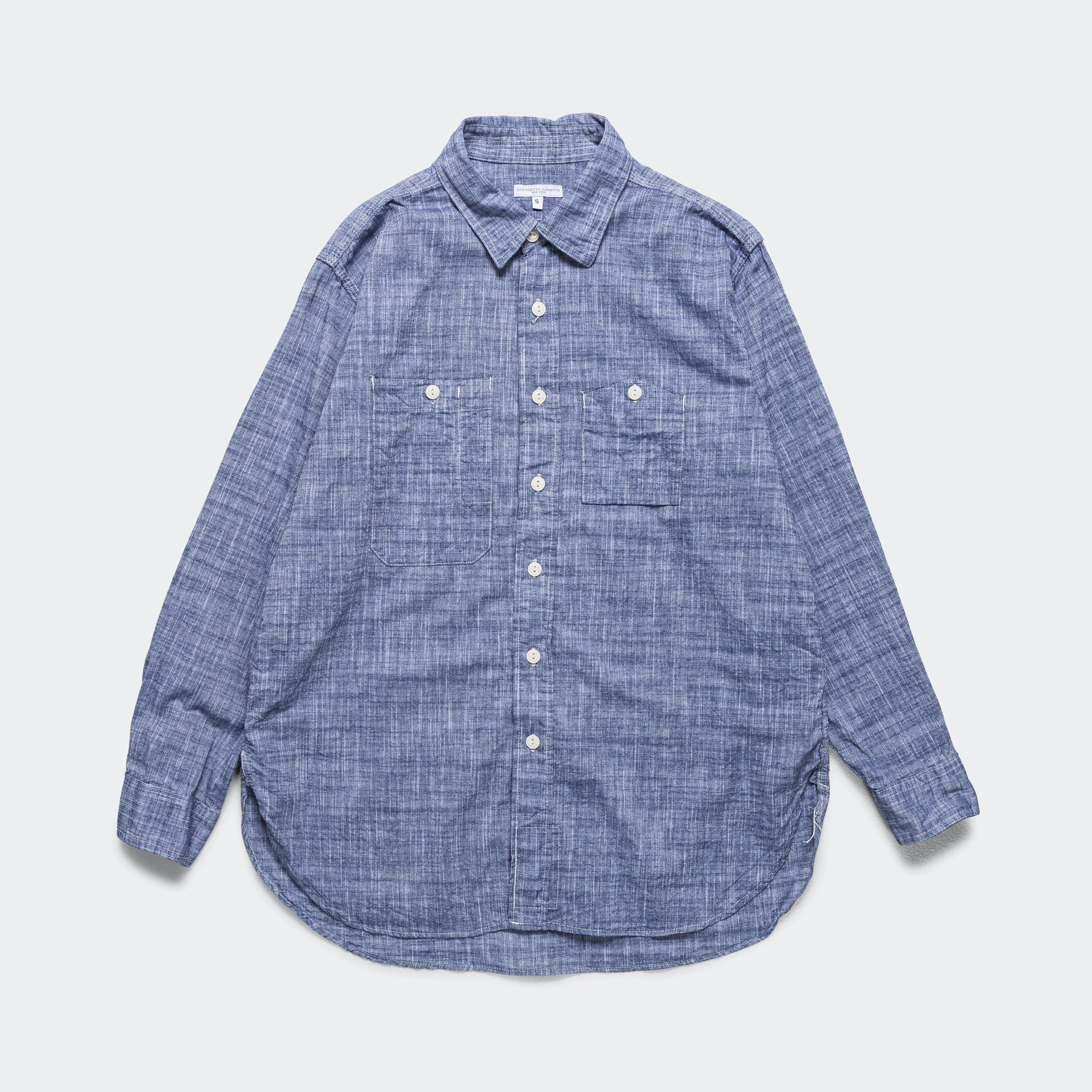 Work Shirt - Navy Cotton Slab