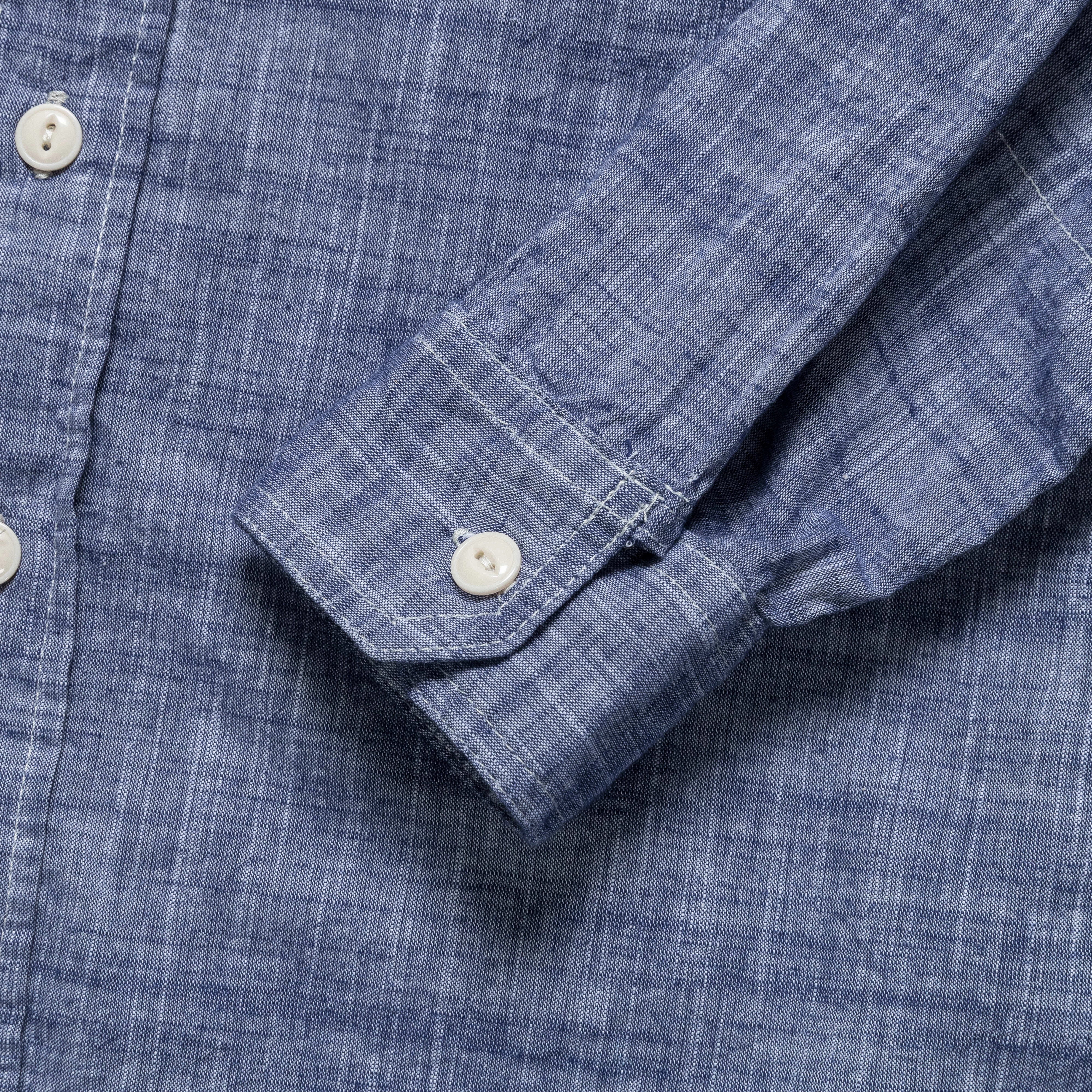 Work Shirt - Navy Cotton Slab