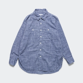 Work Shirt - Navy Cotton Slab