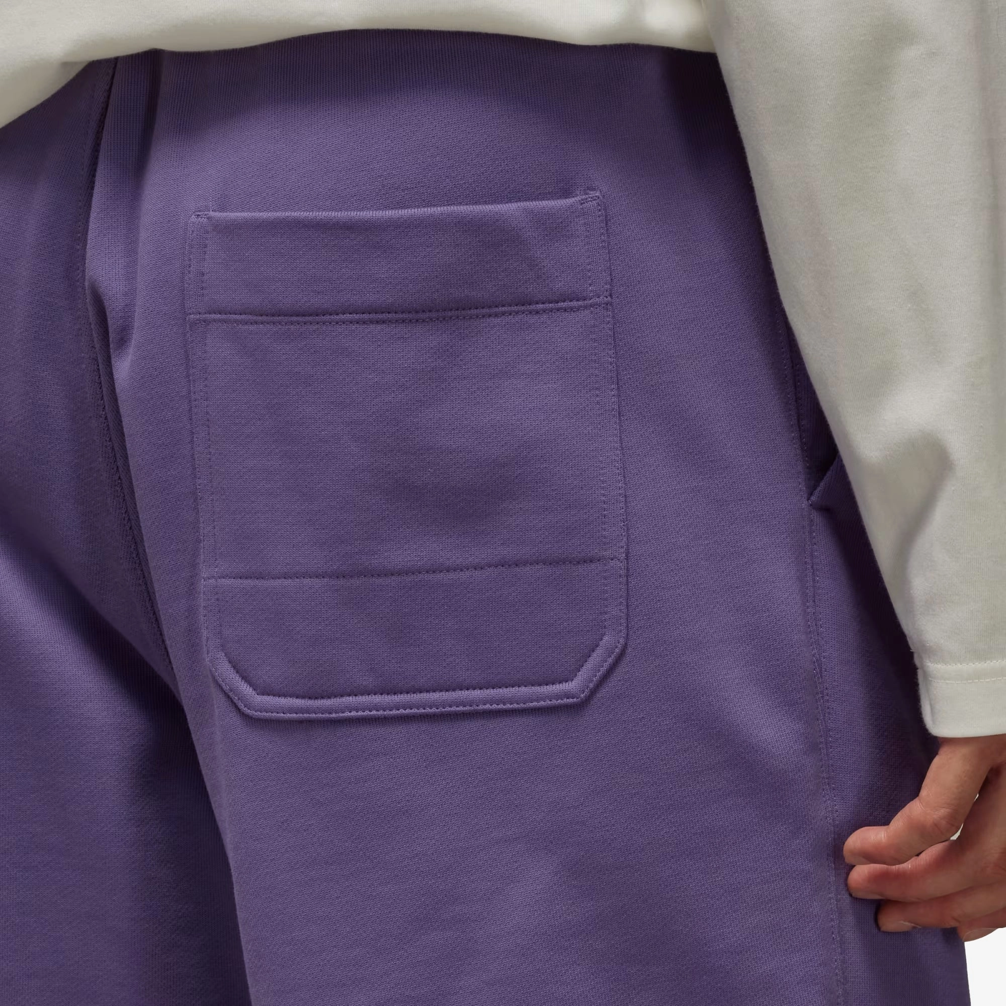 Y-3 | ORGANIC COTTON TERRY SHORTS  { TECH PURPLE