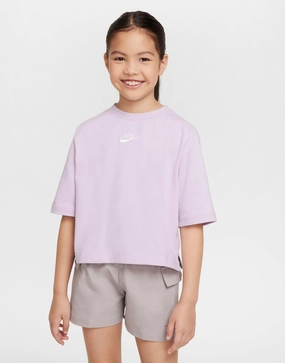 טי שירט לוגו רקום Sportswear | ג'וניורס