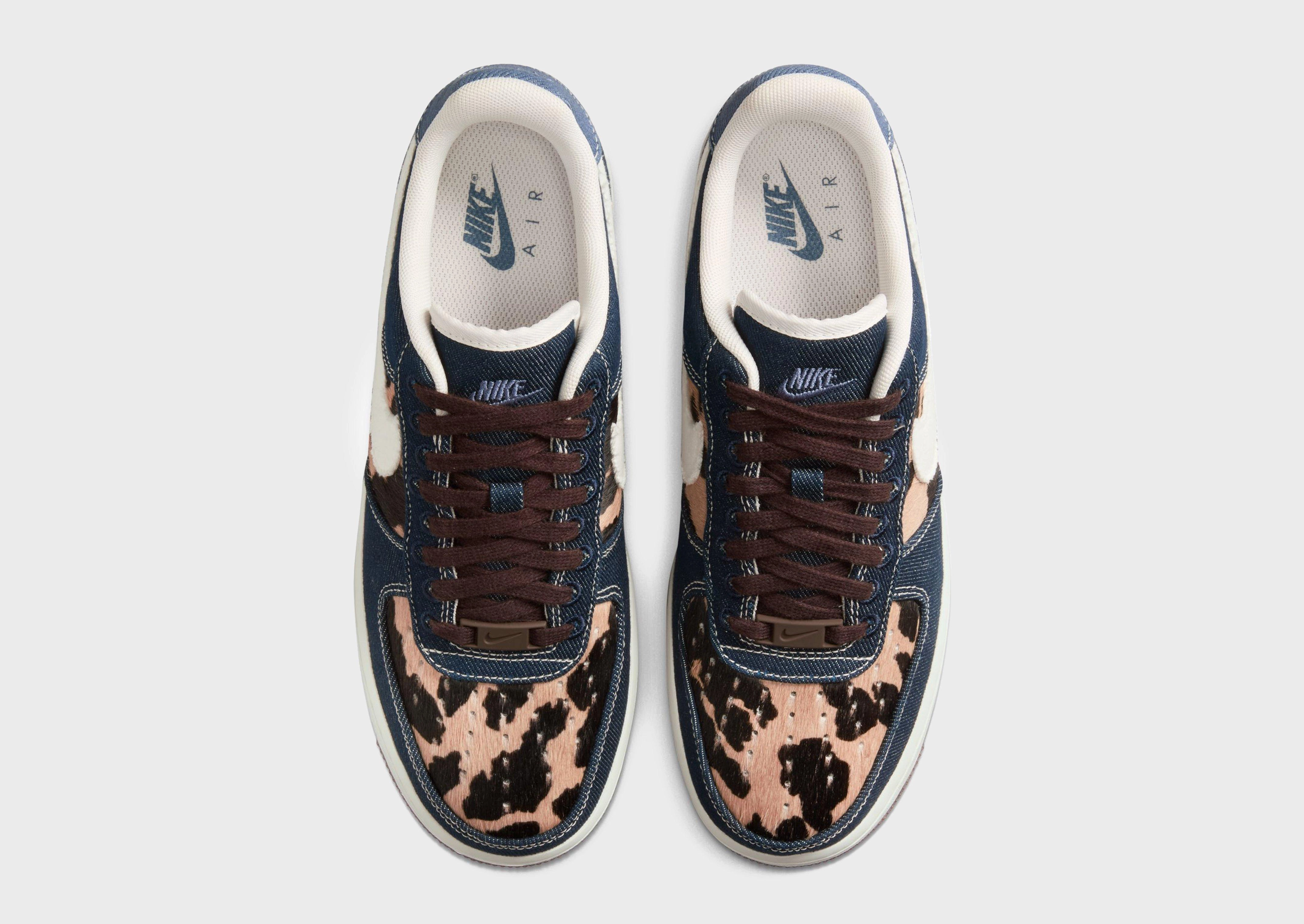 סניקרס Air Force 1 '07 Cheetah Blue Denim | נשים