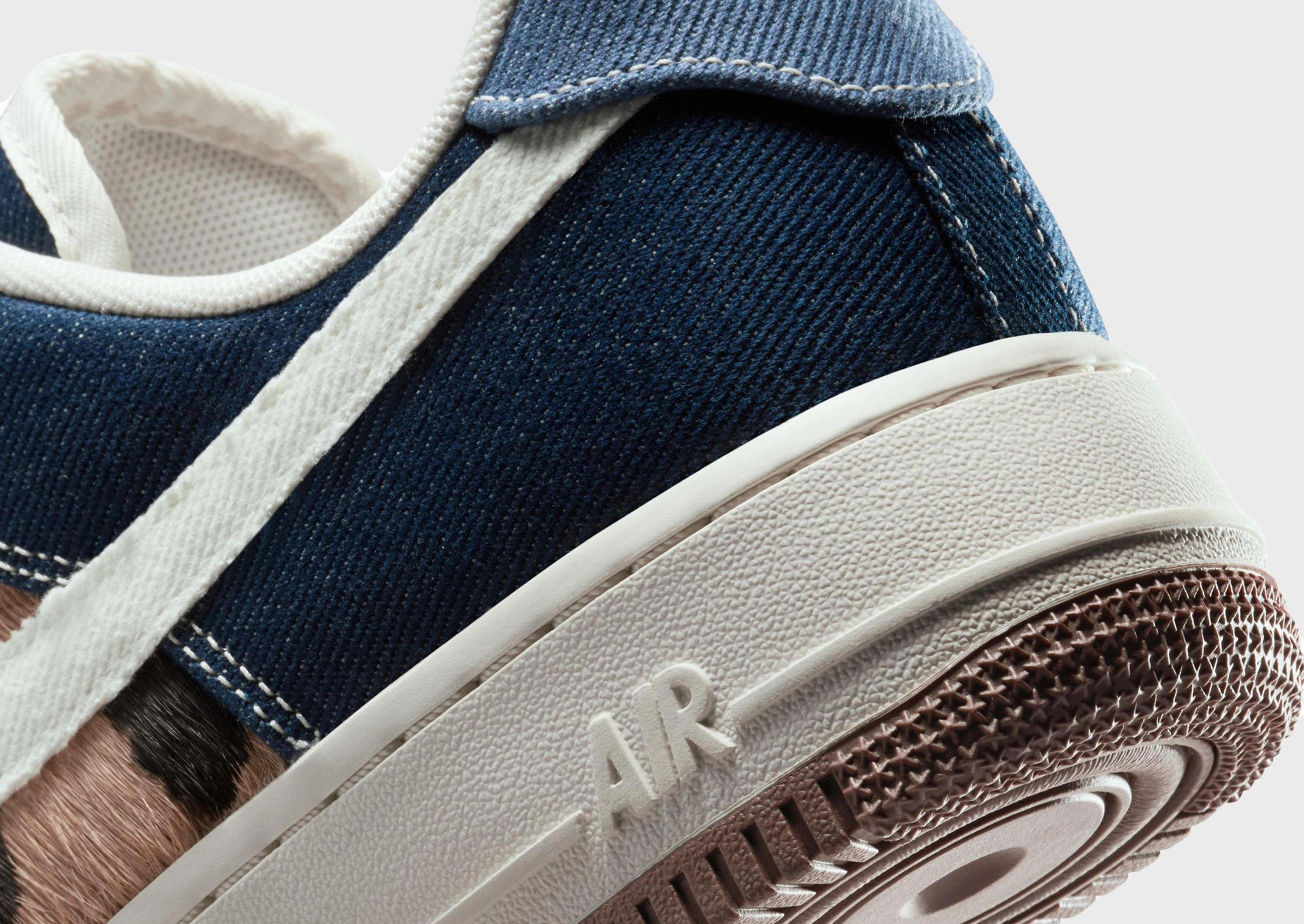 סניקרס Air Force 1 '07 Cheetah Blue Denim | נשים