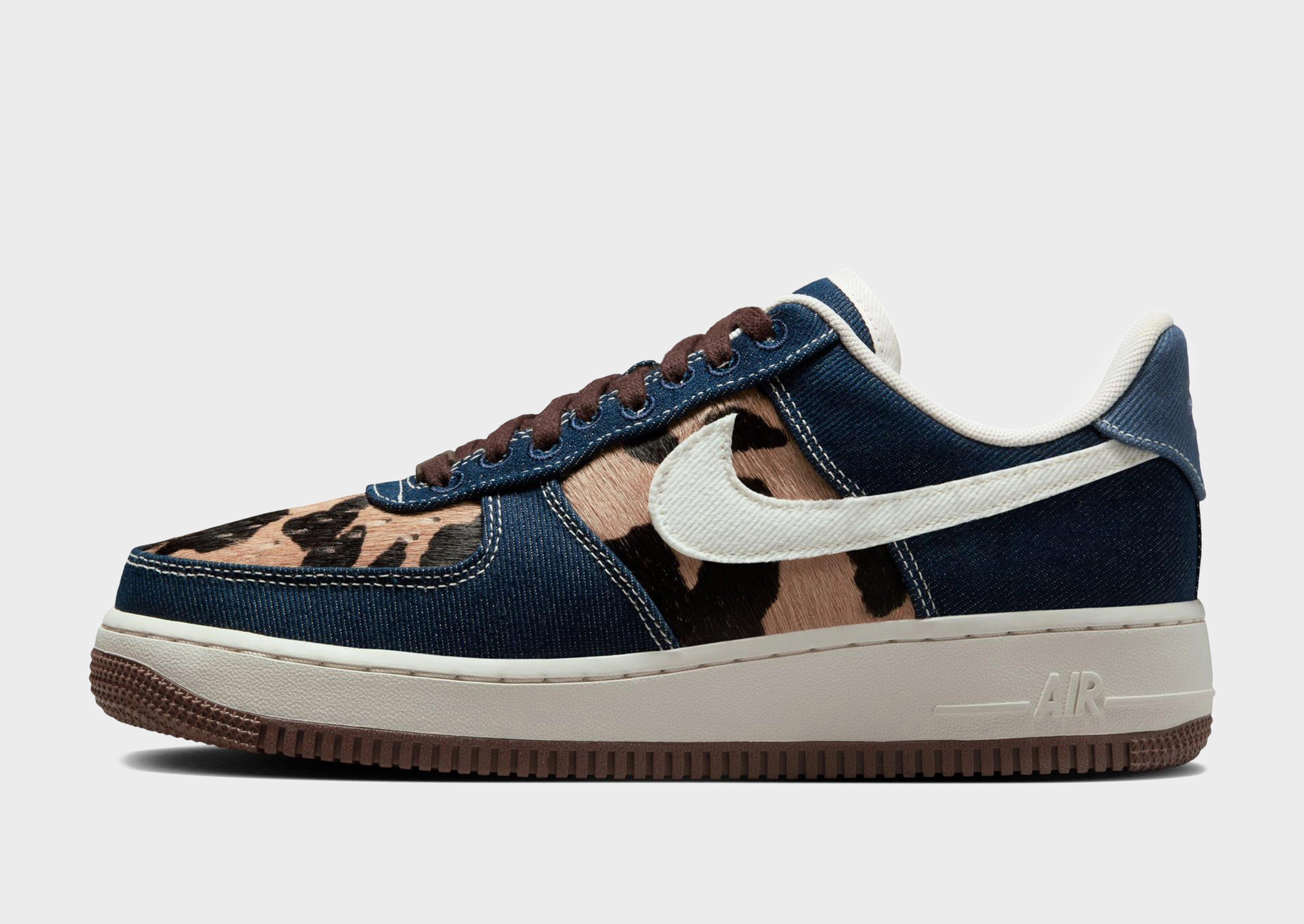 סניקרס Air Force 1 '07 Cheetah Blue Denim | נשים