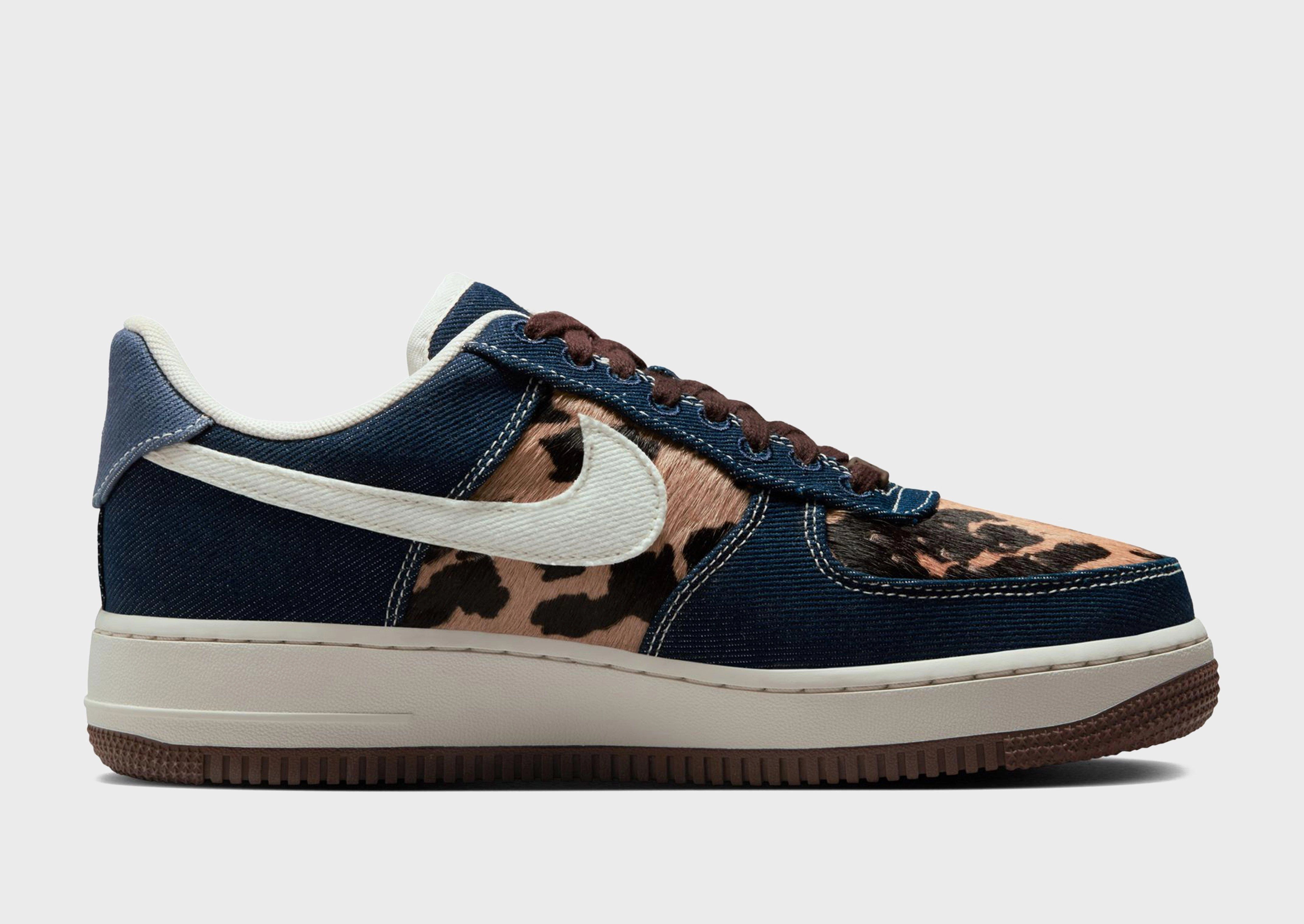 סניקרס Air Force 1 '07 Cheetah Blue Denim | נשים