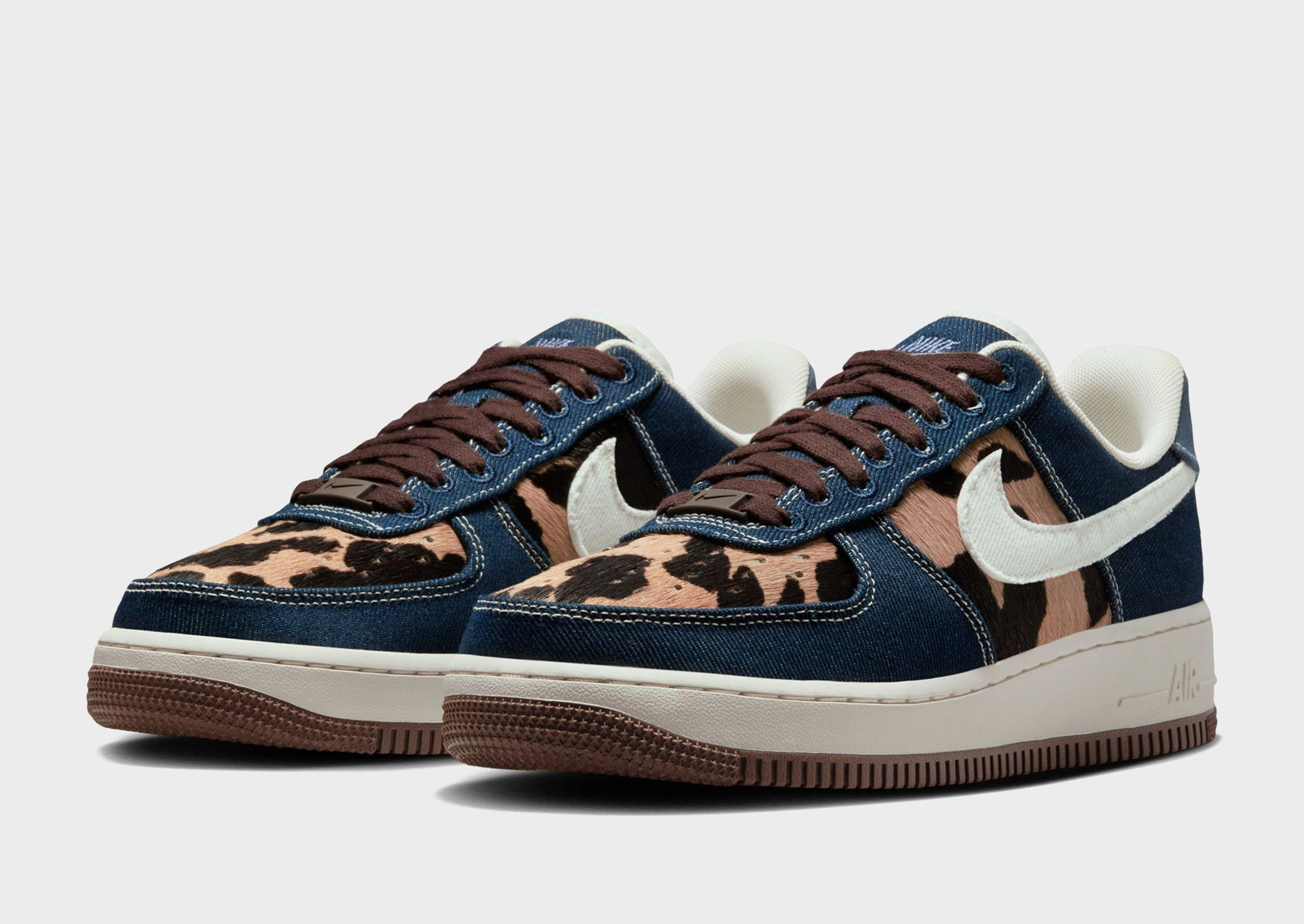 סניקרס Air Force 1 '07 Cheetah Blue Denim | נשים